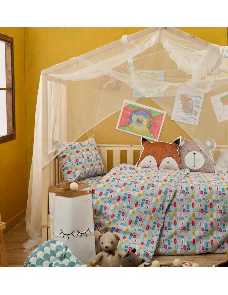 Παπλωματοθήκη Παιδική Texts - 160x240