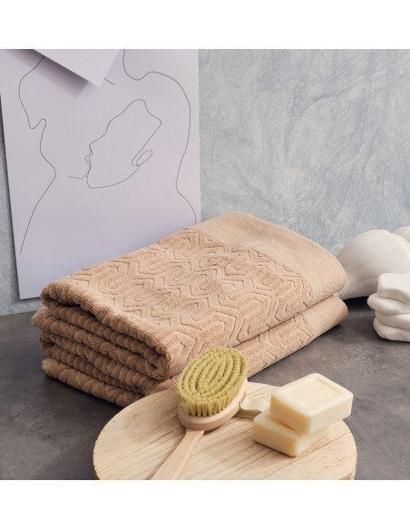 Πετσέτα Ζακάρ Sienna Latte - Σώματος 80x150