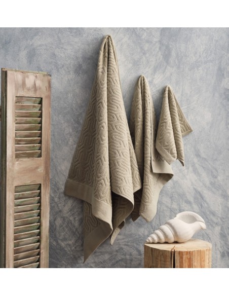 Πετσέτα Ζακάρ Sienna Dusty Green - Σώματος 80x150