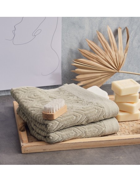 Πετσέτα Ζακάρ Sienna Dusty Green - Σώματος 80x150