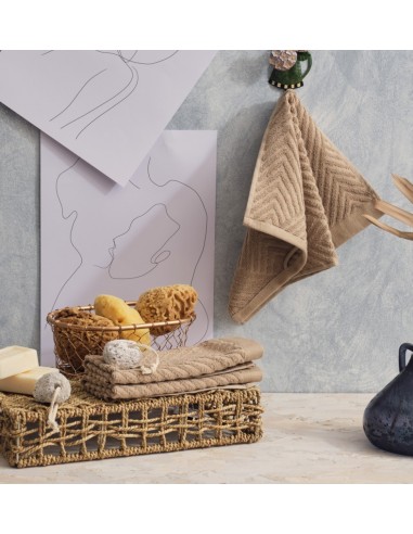 Πετσέτα Ζακάρ Venice Greige - Προσώπου 50x100