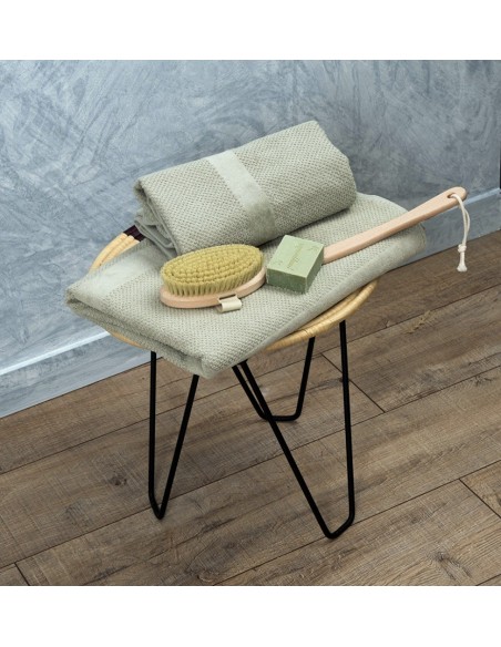 Πετσέτα Ζακάρ Pop Corn Dusty Green - Προσώπου 50x100