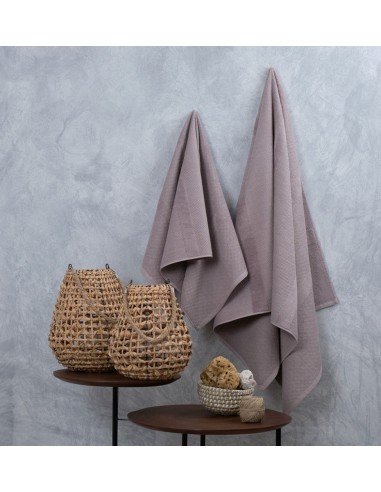 Πετσέτα Ζακάρ Pop Corn Grey - Σώματος 80x150