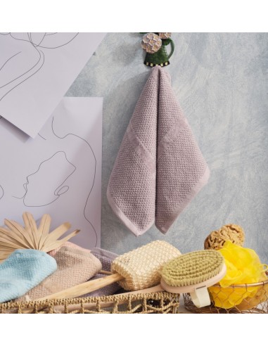 Πετσέτα Ζακάρ Pop Corn Grey - Σώματος 80x150