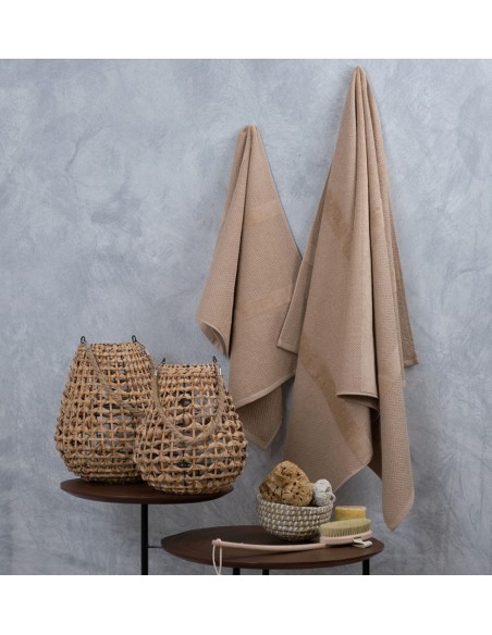 Πετσέτα Ζακάρ Pop Corn Latte - Σώματος 80x150