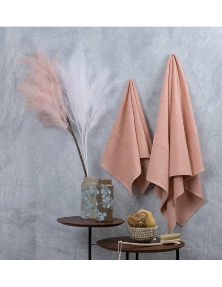 Πετσέτα Ζακάρ Pop Corn Powder - Προσώπου 50x100