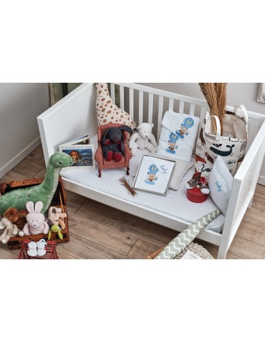 Πετσέτες Σετ με Κέντημα Baloon Blue - 75x150