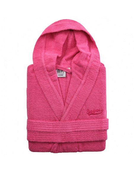 Μπουρνούζι με Κουκούλα Beauty Line - Fuschia, 6-8 ετών