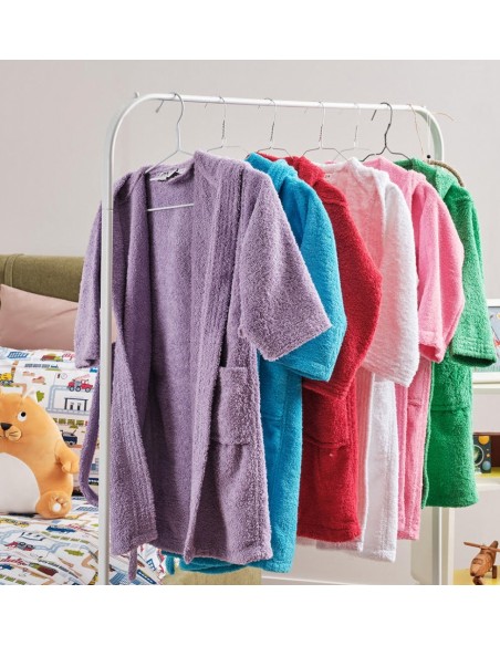 Μπουρνούζι με Κουκούλα Beauty Line - Fuschia, 6-8 ετών