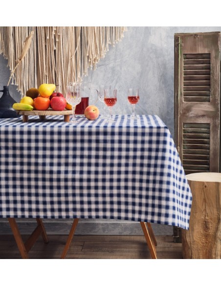 Τραπεζομάντηλα Κουζίνας Checkered - Bordo, 140x220cm