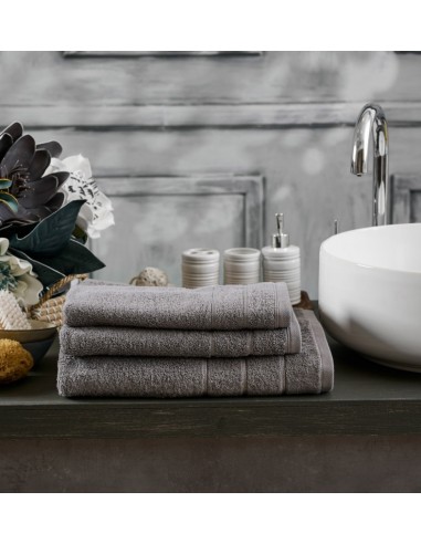 Πετσέτα Μονόχρωμη Lovable - Grey, Προσώπου 50x100