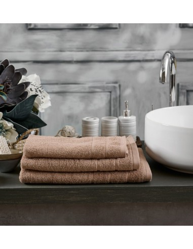 Πετσέτα Μονόχρωμη Lovable - Latte, Προσώπου 50x100