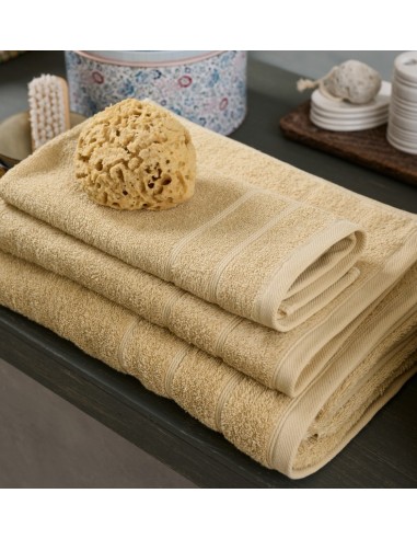 Πετσέτα Μονόχρωμη Lovable - Sand, Σώματος 80x150