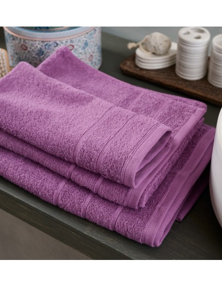 Πετσέτα Μονόχρωμη Lovable - Dusty Lavender, Προσώπου 50x100