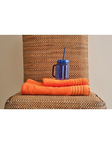 Πετσέτα Μονόχρωμη Baboo - Orange, Προσώπου 50x100