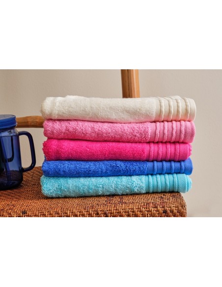 Πετσέτα Μονόχρωμη Baboo - Orange, Προσώπου 50x100