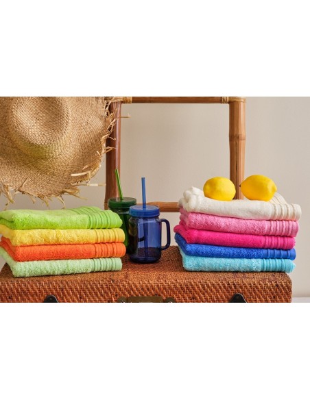 Πετσέτα Μονόχρωμη Baboo - Turquoise, Προσώπου 50x100