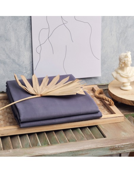 Παπλωματοθήκη Μονόχρωμη Power Nap - D.Grey, Διπλό (200x240)