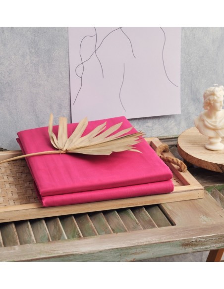 Παπλωματοθήκη Μονόχρωμη Power Nap - Fuschia, Μονό (160x240)