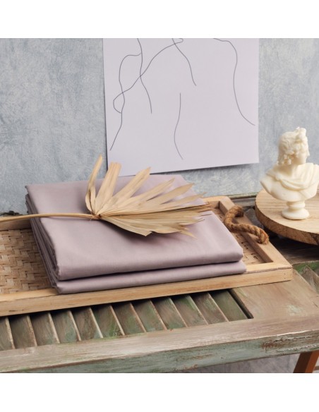 Παπλωματοθήκη Μονόχρωμη Power Nap - L.Grey, Μονό (160x240)