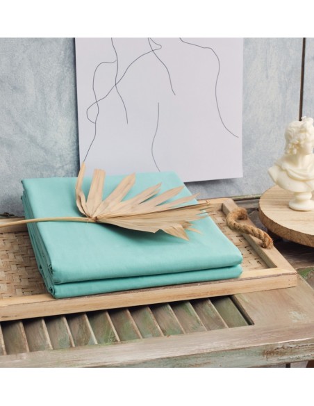 Παπλωματοθήκη Μονόχρωμη Power Nap - Mint, Διπλό (200x240)