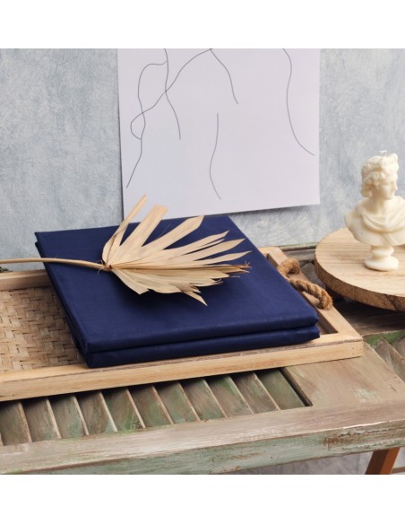 Παπλωματοθήκη Μονόχρωμη Power Nap - N.Blue, Υπέρδιπλο (220x240)