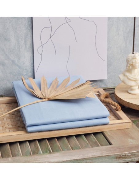 Παπλωματοθήκη Μονόχρωμη Power Nap - L.Blue, Διπλό (200x240)