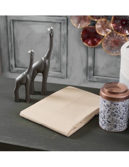 Παπλωματοθήκη Μονόχρωμη Power Nap - Beige, Μονό (160x240)