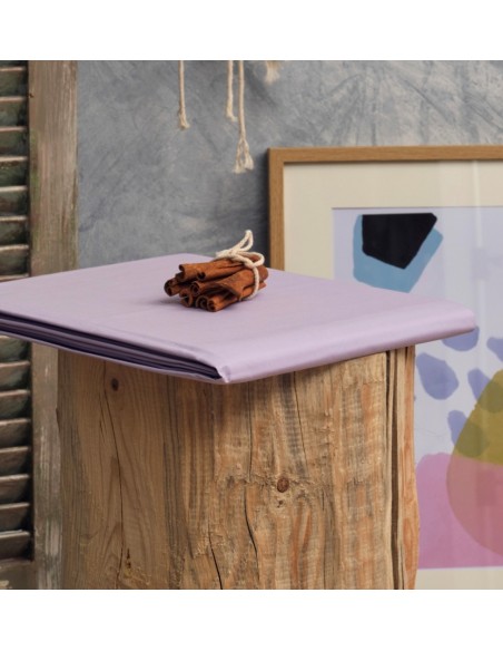 Σεντόνια Μονόχρωμα Melody - Levanda, Λάστιχο (160x200+32)