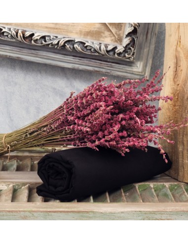 Σεντόνια Μονόχρωμα Λάστιχο Angel - Black,...