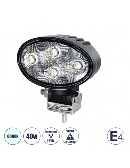 GloboStar® 85336 E4 Mark Vehicle & Forklift Work Lights -...