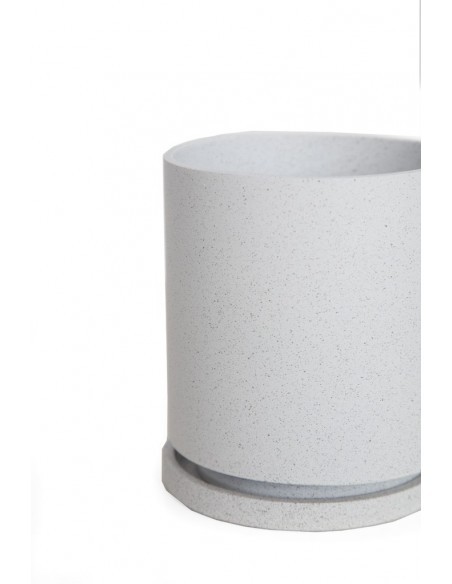 Planter Tranta White (14x14x16) Soulworks 0800015