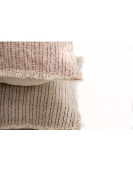 Διακοσμητική Μαξιλαροθήκη Verve Natural/Blackish (45x45) 0860005 Soulworks