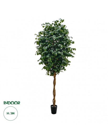 GloboStar® Artificial Garden FICUS BENJAMINA TREE 20432 Τεχνητό Διακοσμητικό Φυτό Φίκος Μπενζαμίνη Υ300cm