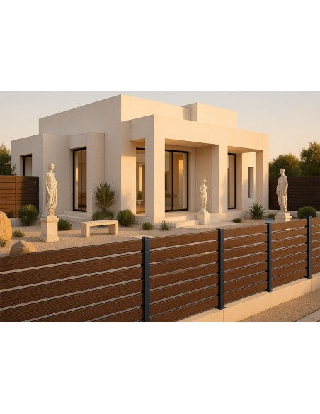 WPC ΠΕΡΙΦΡΑΞΗΣ ΝΕΑΣ ΓΕΝΙΑΣ 21/120mm D.BROWN 90110