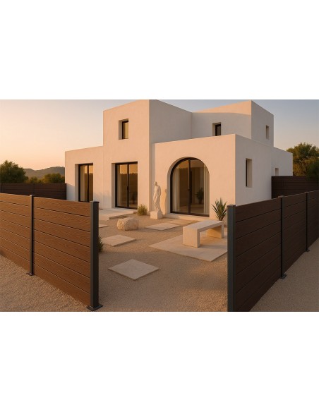 WPC ΠΕΡΙΦΡΑΞΗΣ ΝΕΑΣ ΓΕΝΙΑΣ 21/120mm D.BROWN 90110