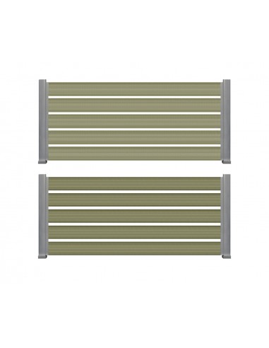 WPC ΠΕΡΙΦΡΑΞΗΣ 20/120mm OLIVE 50170