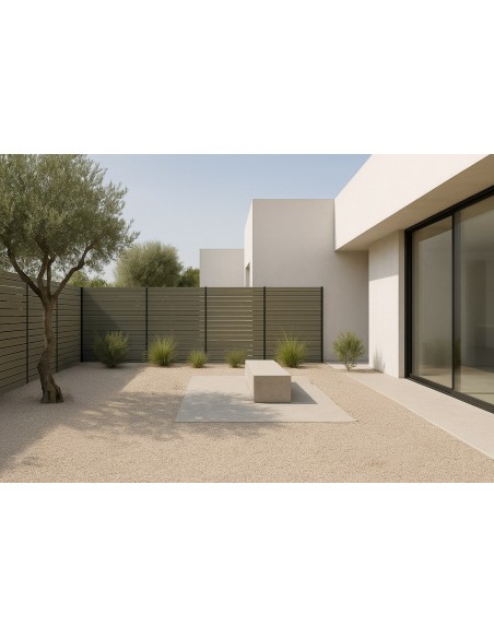 WPC ΠΕΡΙΦΡΑΞΗΣ 20/120mm OLIVE 50170