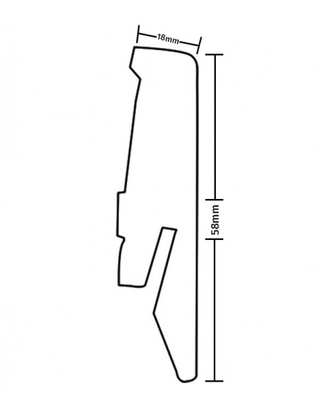 ΠΕΡΒΑΖΙ LAMINATE 5541 18Χ58X2600mm 910615541