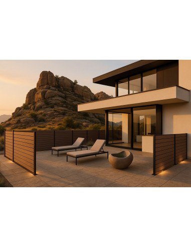 WPC ΠΕΡΙΦΡΑΞΗΣ 20/140mm  D.BROWN  110