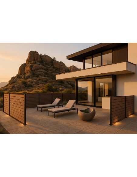 WPC ΠΕΡΙΦΡΑΞΗΣ 20/140mm  D.BROWN  110