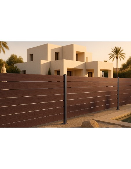 WPC ΠΕΡΙΦΡΑΞΗΣ ΝΕΑΣ ΓΕΝΙΑΣ 21/120mm L.BROWN 9040