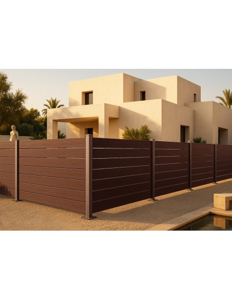 WPC ΠΕΡΙΦΡΑΞΗΣ ΝΕΑΣ ΓΕΝΙΑΣ 21/120mm L.BROWN 9040