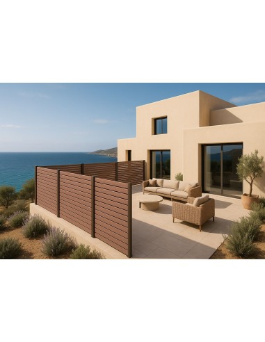 WPC ΠΕΡΙΦΡΑΞΗΣ 20/120mm BROWN 5040