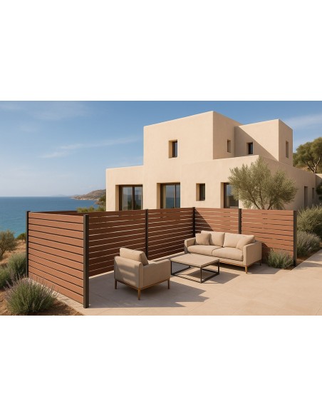 WPC ΠΕΡΙΦΡΑΞΗΣ 20/120mm BROWN 5040