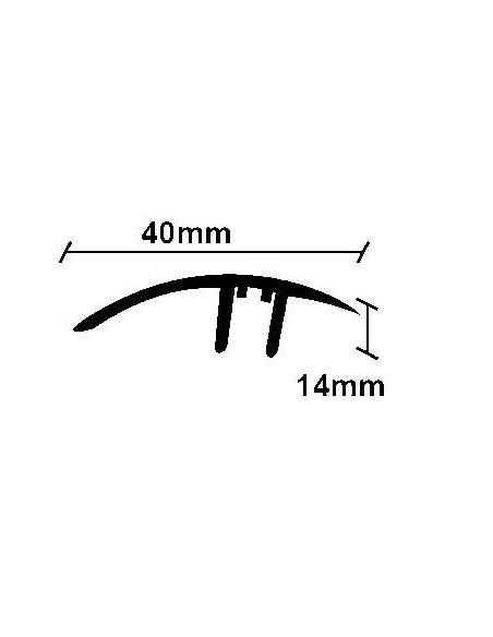 ΠΡΟΦΙΛ ΠΑΡΚΕ ΑΝΙΣΟΠΕΔΟ ΑΣΗΜΙ ΓΙΑ ΜΕΓΑΛΗ ΒΑΣΗ 2750mm