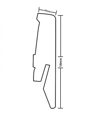 ΠΕΡΒΑΖΙ LAMINATE Z081 18Χ58X2400mm 91066Z081