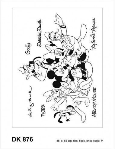 876DK ΣΤΟΚ Π.Χ ΑΥΤΟΚΟΛΛΗΤΟ ΤΟΙΧΟΥ P DISNEY A&G