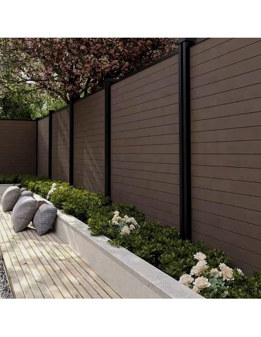 WPC ΠΕΡΙΦΡΑΞΗΣ PRIVE 20/120mm D.BROWN 60110