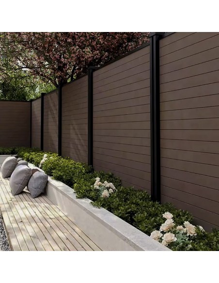 WPC ΠΕΡΙΦΡΑΞΗΣ PRIVE 20/120mm D.BROWN 60110